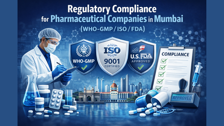 Regulatory Compliance for Pharmaceutical Companies in Mumbai (WHO-GMP _ ISO _ FDA)