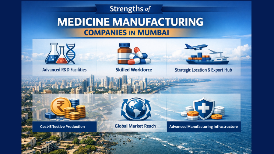 Strengths of Medicine Manufacturing Companies in Mumbai