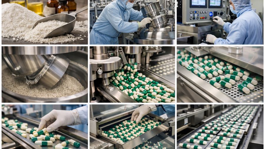 The Manufacturing Excellence – From Raw Material to Capsule