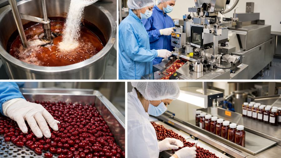 Manufacturing Process for Ferrous Ascorbate Softgels