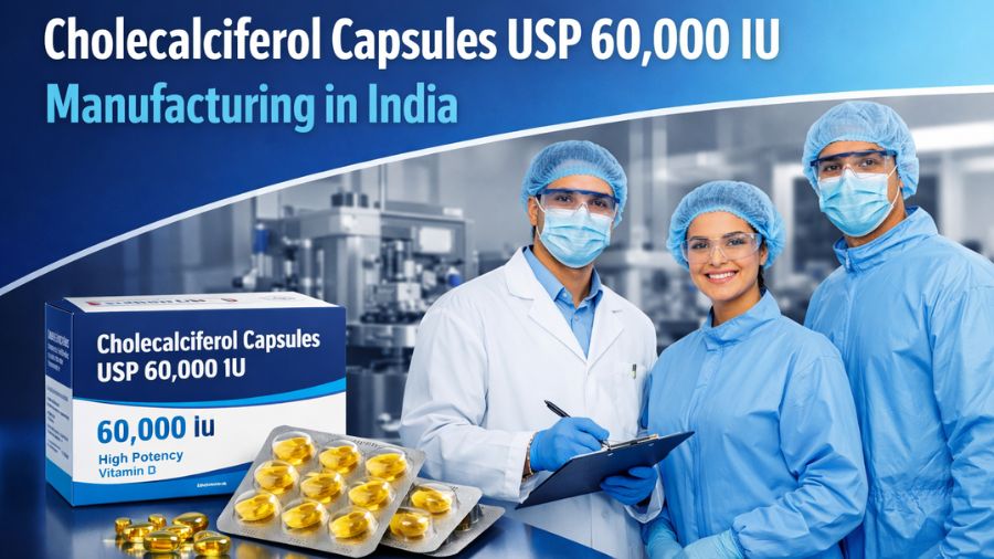 Trusted Cholecalciferol Capsules Manufacturing in India