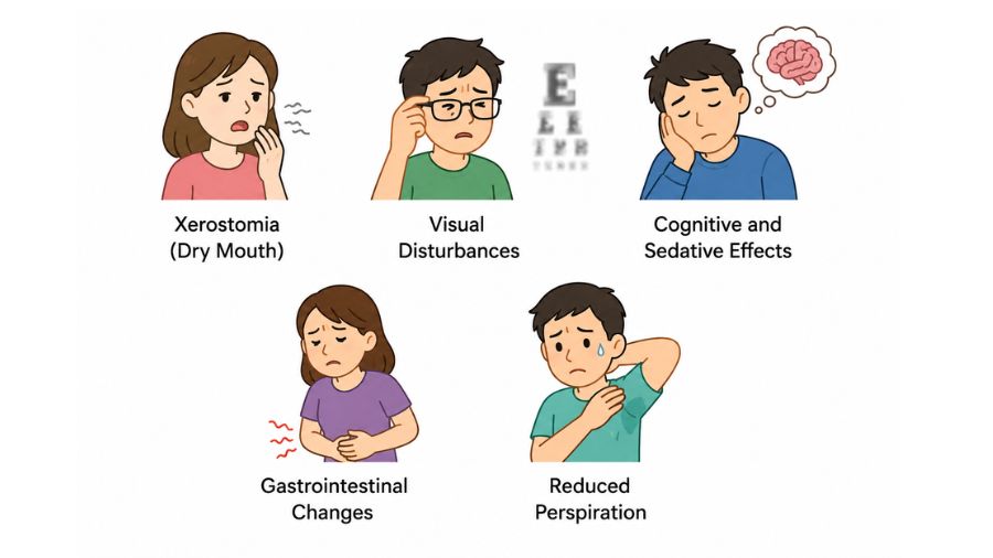 Common Side Effects of Dicyclomine Tablets
