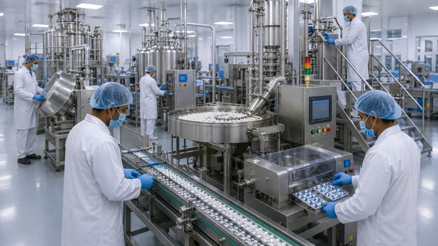 Rabeprazole Manufacturing Process