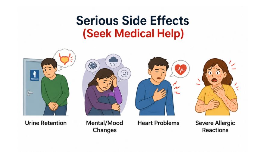 Serious Side Effects of Dicyclomine Tablets