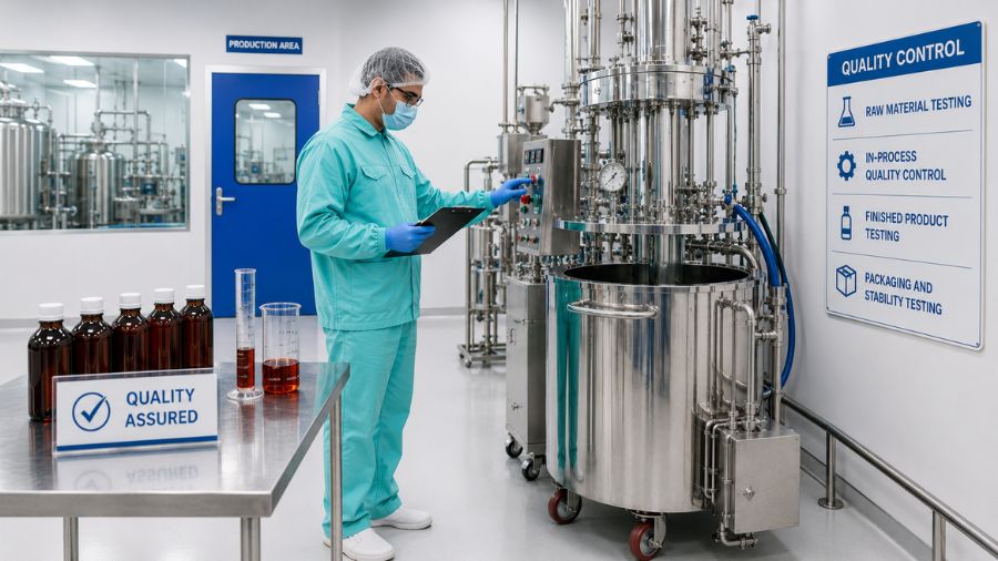 Liquid Syrup Manufacturing Quality Control Standards