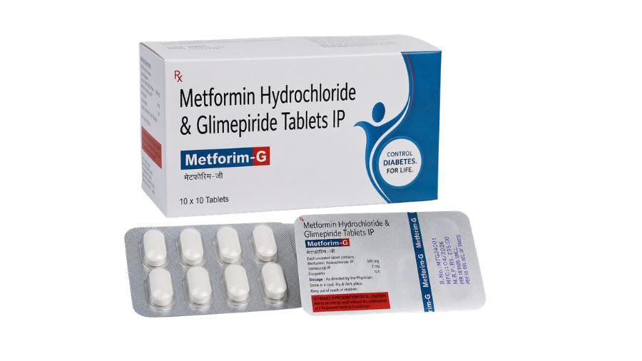 Metformin Hydrochloride + Glimepiride Tablets