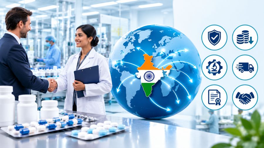 Why Global Pharma Companies Choose Indian Pharma Manufacturers